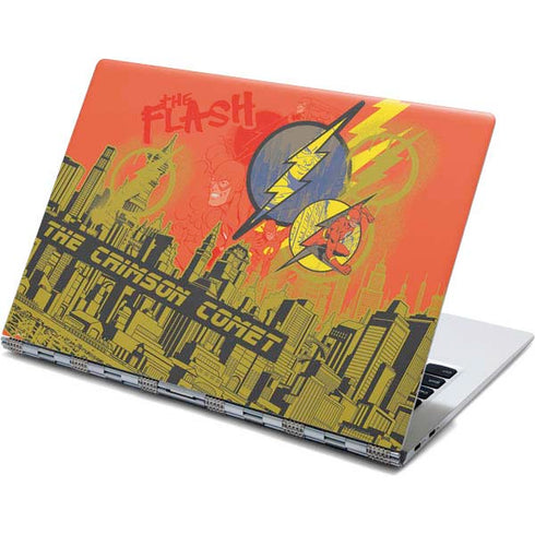 DC Comics The Flash City Collage Art Yoga 910 2-in-1 14in Touch-Screen Skin